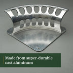 13 Wide Cast Aluminum Garden Hose Storage Wall Rack
