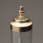X-Large 24 Thermometer with Dual Scales and Brass Finials