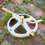 Steel & Brass Rotating Garden Sprinkler