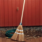 Two Long-Lasting Garden Brooms with Piassava Bristles