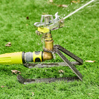 Wide-Area Sprinkler with Metal Sled