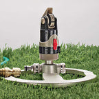 Circular Sprinkler with Adjustable Spray and Base