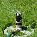 Circular Sprinkler with Adjustable Spray and Base