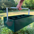 All-Purpose Garden Tool Tote with Steel Compartments