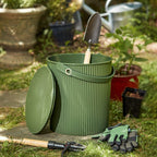 Modern Garden Bucket with Lid and Seat