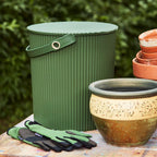 Modern Garden Bucket with Lid and Seat