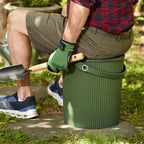 Modern Garden Bucket with Lid and Seat