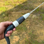 98' Self-Extending Garden Hose with Adjustable Spray Nozzle