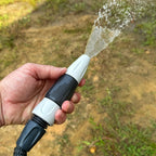 98' Self-Extending Garden Hose with Adjustable Spray Nozzle
