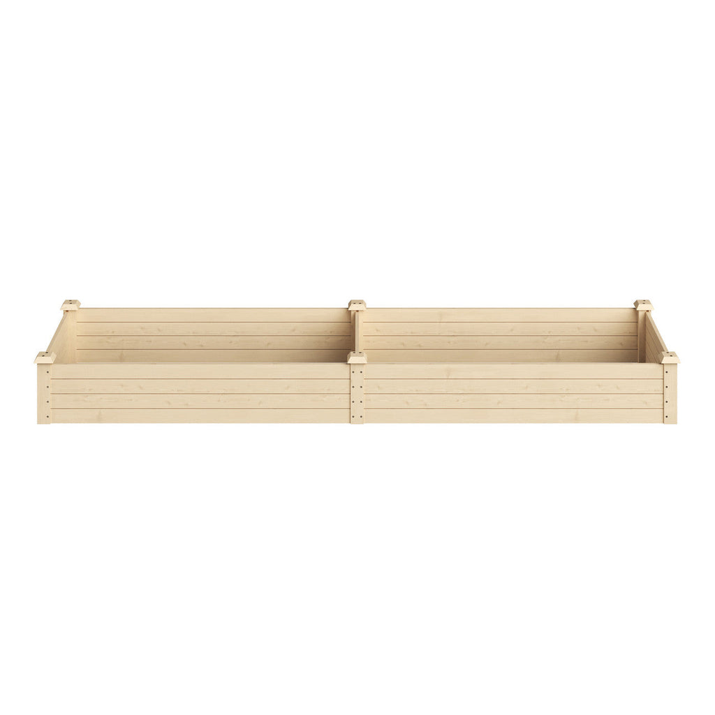 Narrow Wooden Garden Bed