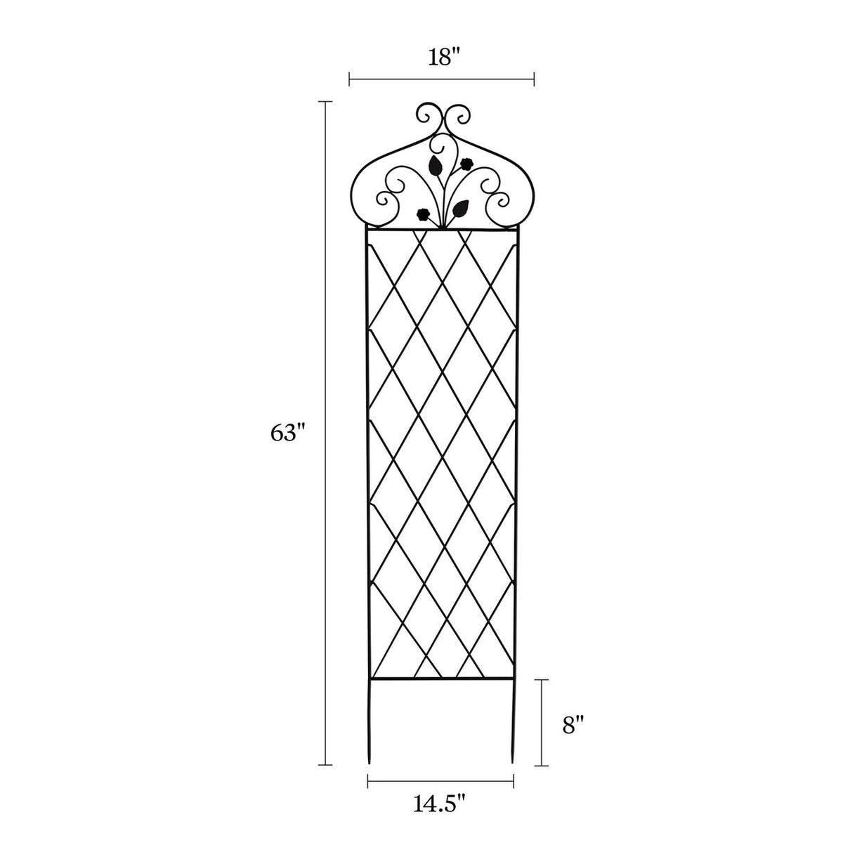 63 Decorative Metal Trellis