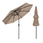 Triple Layer Patio Umbrella - Beige