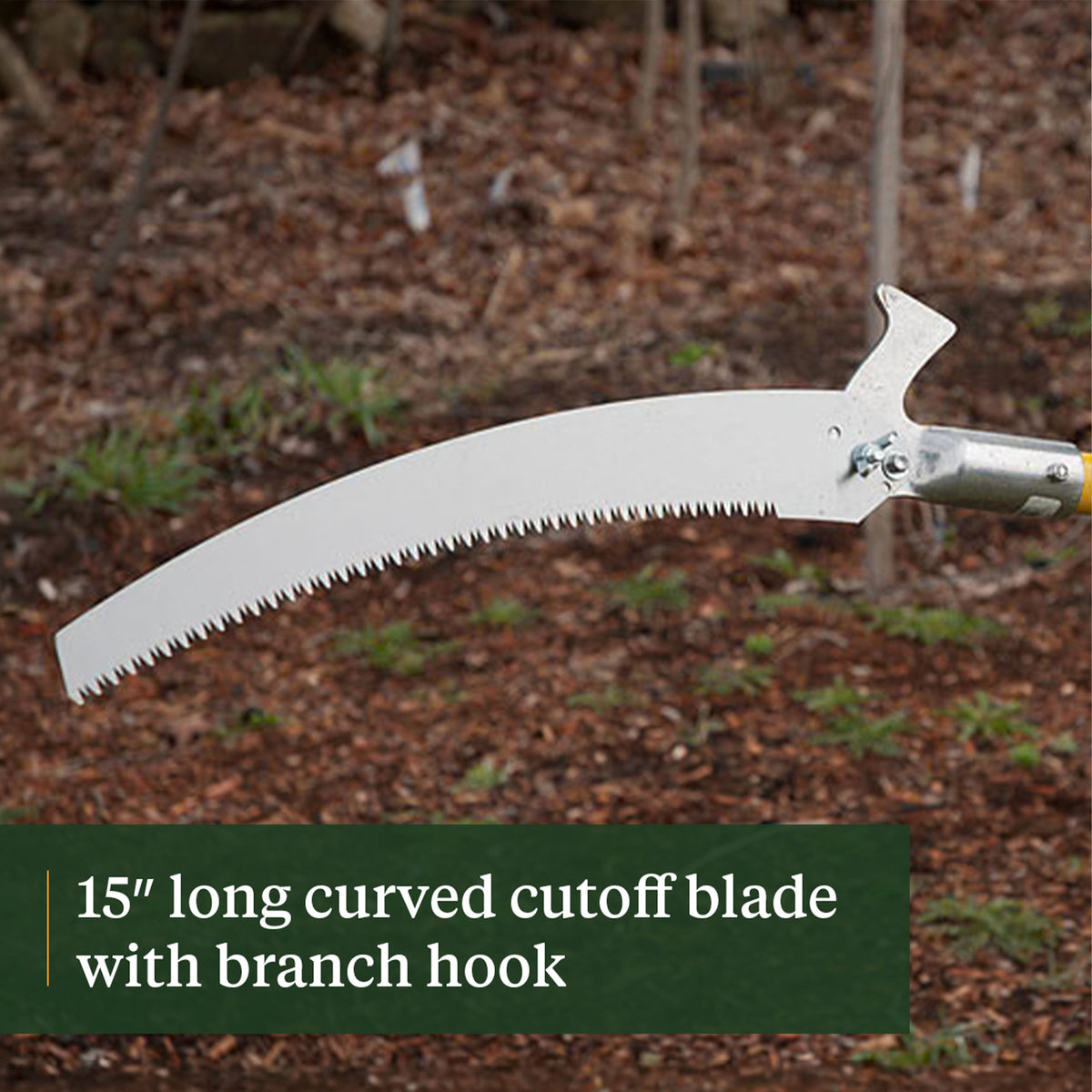19 ft Fiberglass Pole Saws with Curved Cutting Blades
