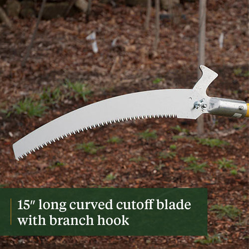 19 ft Fiberglass Pole Saws with Curved Cutting Blades