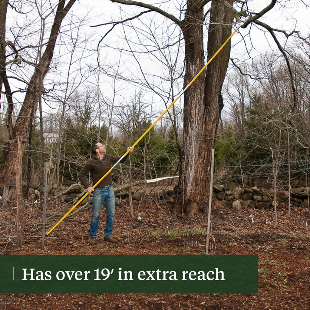 19 ft Fiberglass Pole Saws with Curved Cutting Blades