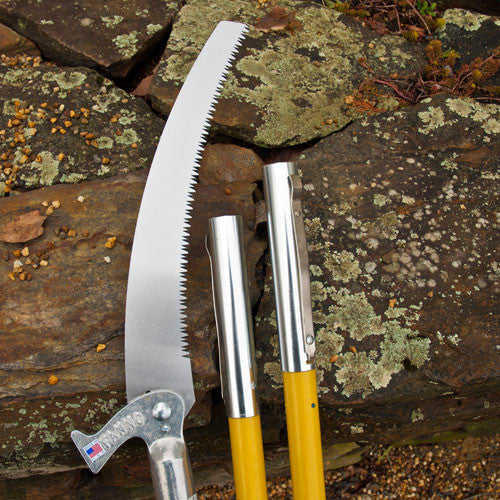 19 ft Fiberglass Pole Saws with Curved Cutting Blades