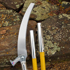 12 ft Fiberglass Pole Saw with Curved Cutting Blade