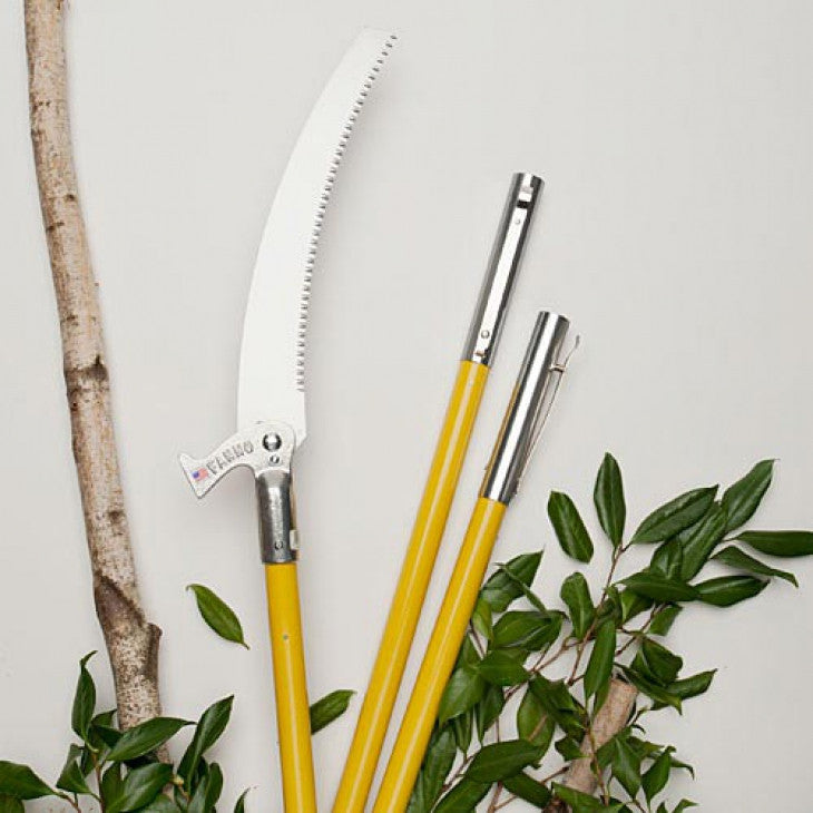 19 ft Fiberglass Pole Saws with Curved Cutting Blades