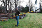 12 ft Fiberglass Pole Saw with Curved Cutting Blade