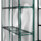 Walk-In Greenhouse with Shelves and Zippered Door